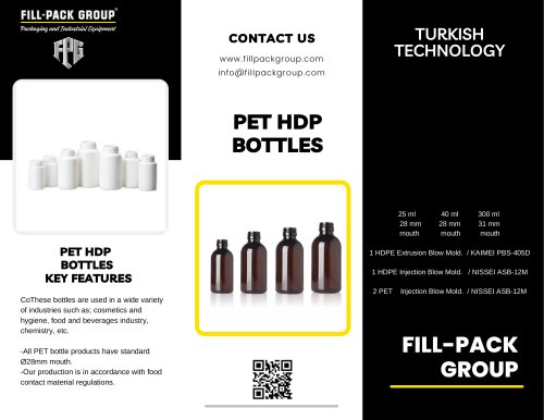 PET HDP BOTTLES