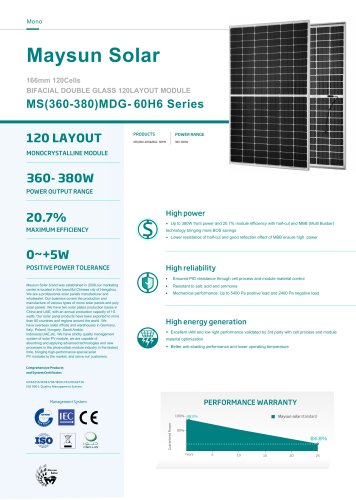 MS(360-380)MDG- 60H6 Series