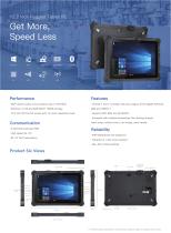 RT-I20J 12.2 inch Windows 10 Rugged Industrial Tablet Waterproof and Dustproof