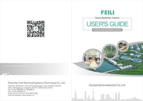 User Manual of A series ozone generator