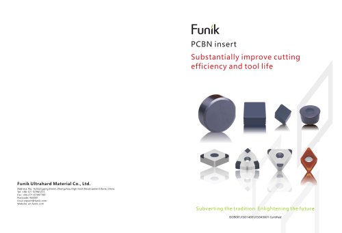 FUNIK PCBN insert