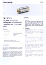 CRY3503 Preamplifier
