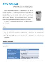 CRY351 Measurement Microphone