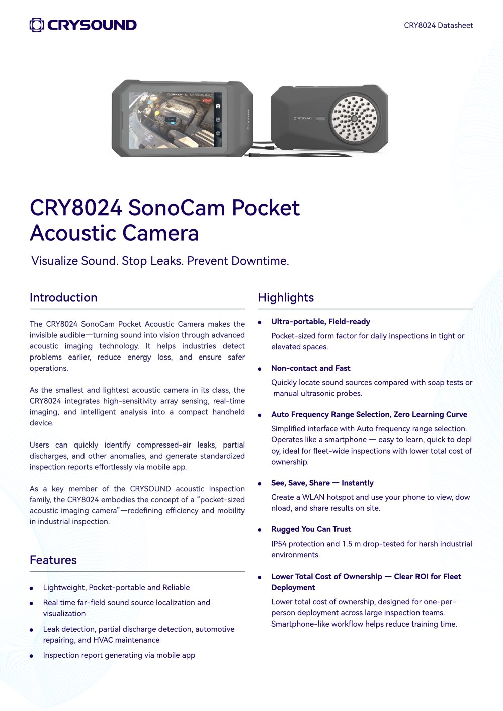 CRY8024 Datasheet - CRYSOUND