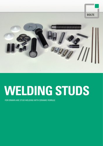 WELDING STUDS FOR DRAWN ARC STUD WELDING WITH CERAMIC FERRULE