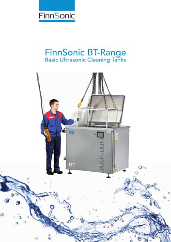 FinnSonic BT Industrial Parts Washer for Ultrasonic Cleaning