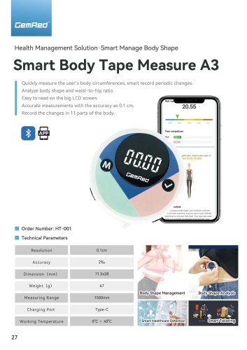 Smart Body Tape Measure A3