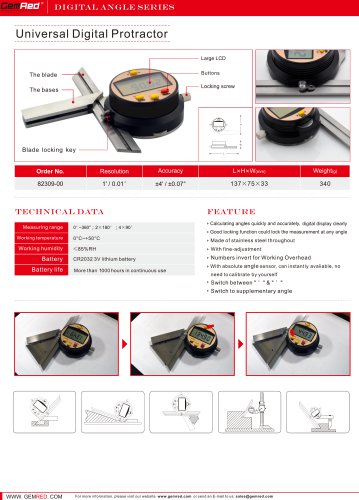 Universal Digital Protractor