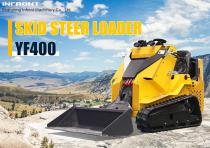 INFRONT Cheap Crawler Skid Steer Loaders Mini Small Skid Steer Loader With Attachments YF400B