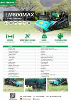 INFRONT New Design zero Turn Lawn Mowers Remote Control Grass Cutting Machine LM800MAX