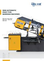 Semi Automatic Pivot Type Bandsaw Machines