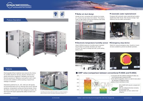 Environmental stress screening test chamber ST/1550/20/EP