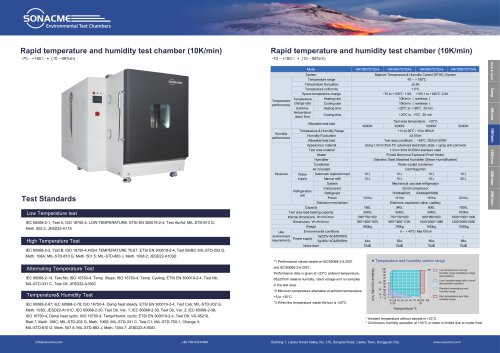 Humidity test chamber SR/600/70/10(H)