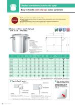 CTH series: Airtight Container (catch clip type)