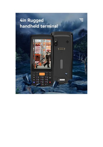 4 inch Android Rugged Handheld PDA A40T