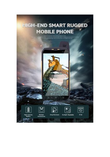 5 inch Android Rugged Phone A51T