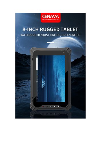 8 inch Windows Rugged Tablet Pc W87J