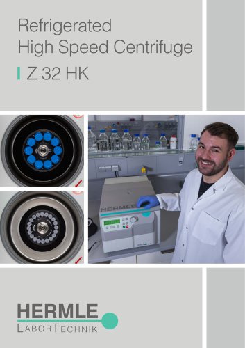 Refrigerated High Speed Centrifuge Z 32 HK