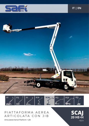 SCAJ20 - Articulated aerial platform + JIB - 20m