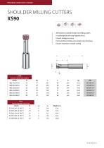 data sheet Avant Easy Change | Shoulder milling cutters XS90