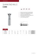 data sheet shank end mills CS90