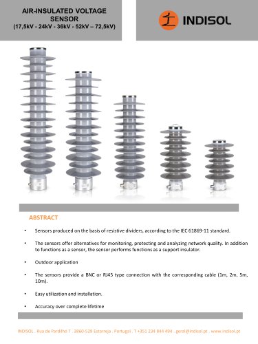 AIR-INSULATED VOLTAGE SENSOR