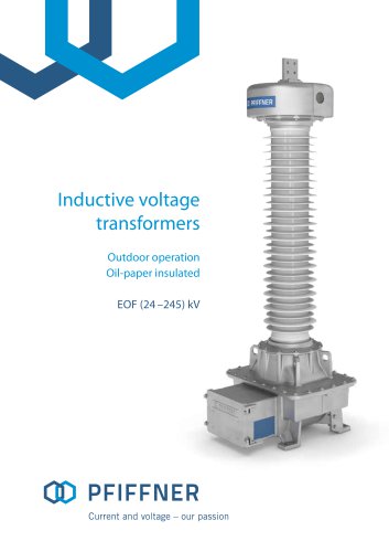 Inductive voltage transformers EOF