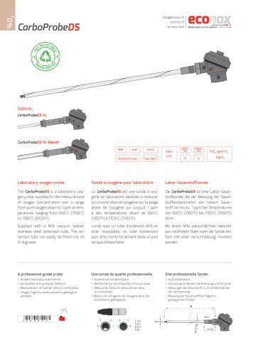 ECONOX CarboProbe DS (%O2 Labo)