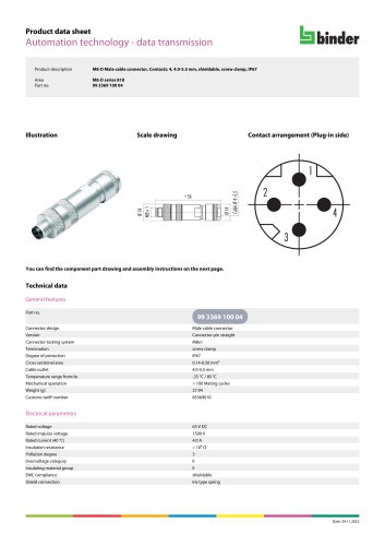 Automation technology - data transmission