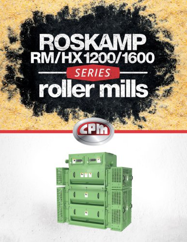 Roskamp Series 1200 and 1600