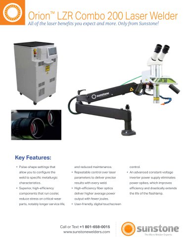 Orion™ LZR Combo 200 Laser Welder