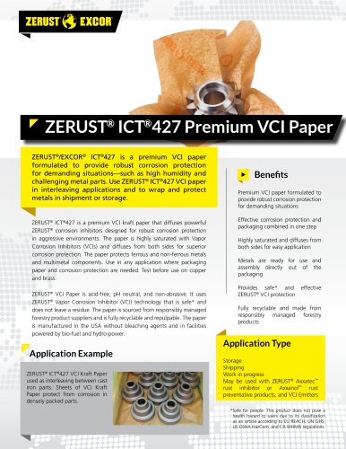 ZERUST® ICT®427 Premium VCI Paper