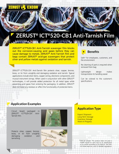 ZERUST® ICT®520-CB1 Anti-Tarnish Film