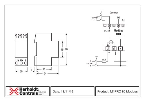 M1PRO 80 Modbus MID