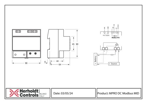 MPRO DC Modbus MID