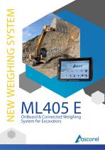 ML 405 E Onboard & Connected weighing system for Excavators
