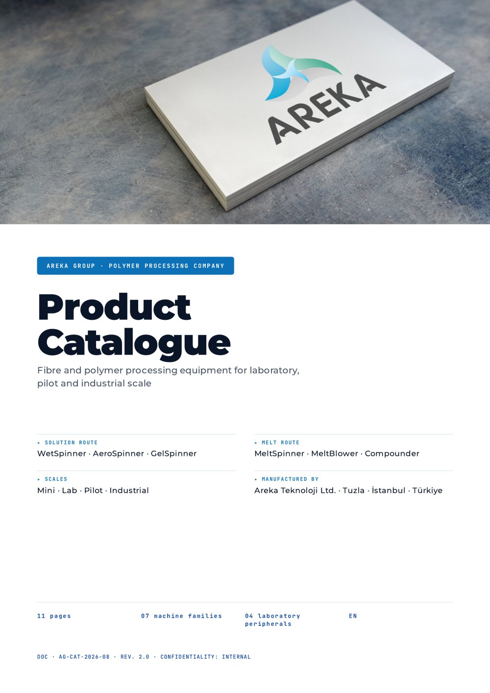 Areka Product Catalogue as of 2026 - Areka Filtration Technologies Ltd.