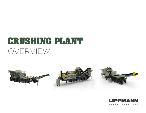 CRUSHING PLANT