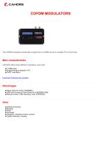 COFDM MODULATORS