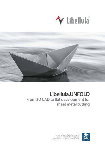 Libellula.UNFOLDER EN - From 3D CAD to flat development for sheet metal cutting