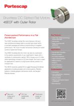 45ECF Flat Brushless Slotted Motor Brochure