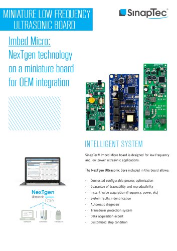 miniature low frequency ultrasonic board