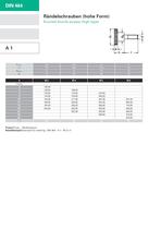 Knurled thumb screws (high type)