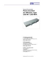 Air Diffusers Type LDU-W / LDU-W-H