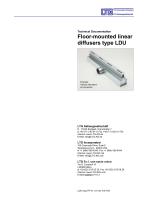 Floor mounted Air Diffuser Type LDU