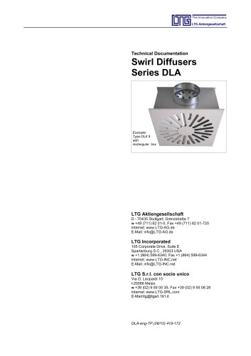 Swirl Diffusers Type DLA