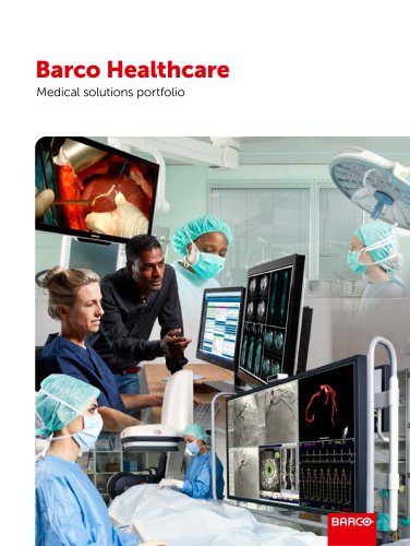 Barco Healthcare - Medical solutions portfolio