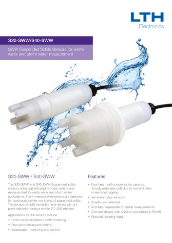 S20-SWW / S40-SWW Suspended Solids Sensors