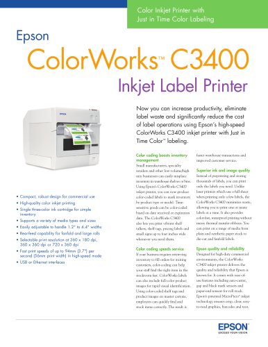 ColorWorks™ C3400