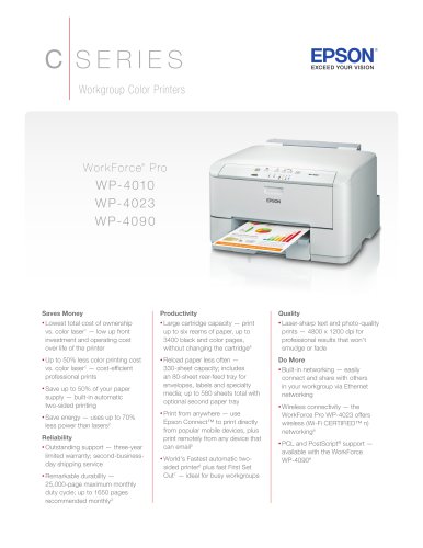 WorkForce Pro WP-4010